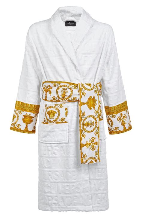 versace robe white